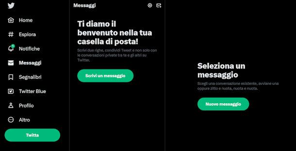 Come funzionano i messaggi diretti di Twitter