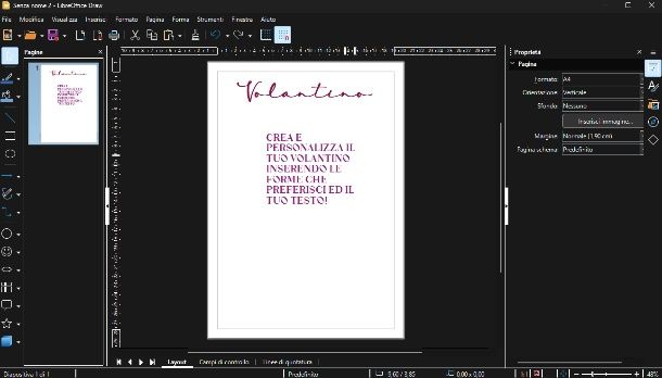 Programma LibreOffice Draw