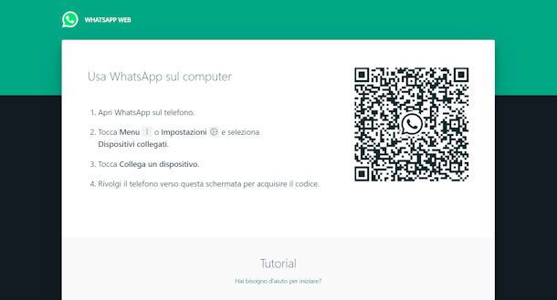 Come accedere a WhatsApp Web