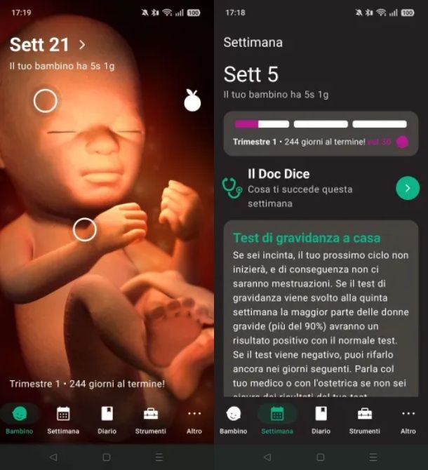 Monitoraggio Gravidanza Sprout (Android/iOS/iPadOS)