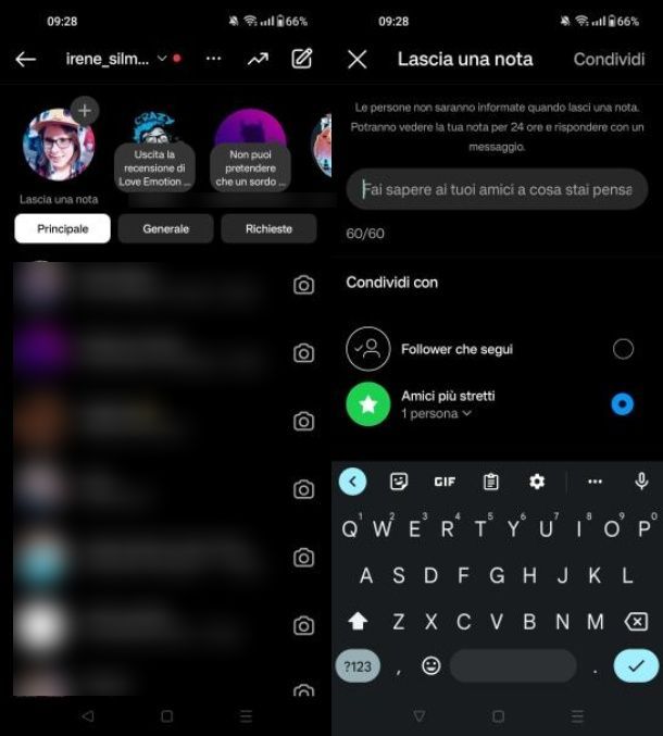 Come mettere le Note su Instagram sul profilo