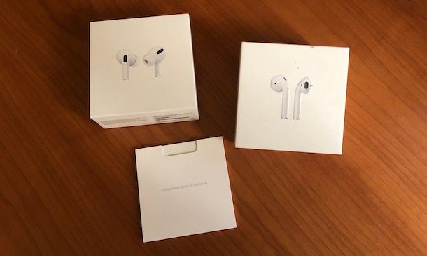 Confezione AirPods