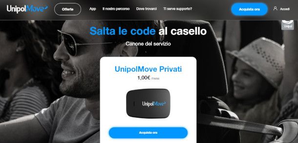 home page sito unipolmove