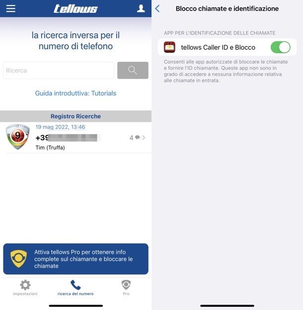 Come cercare un numero di telefono cellulare Tellows