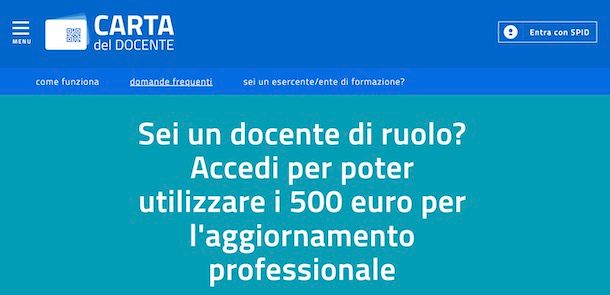 Carta del Docente