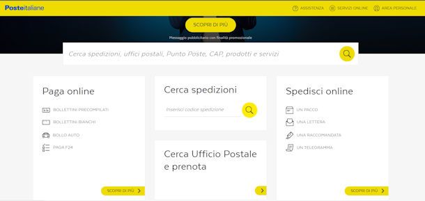 Come rintracciare pacco Poste Italiane