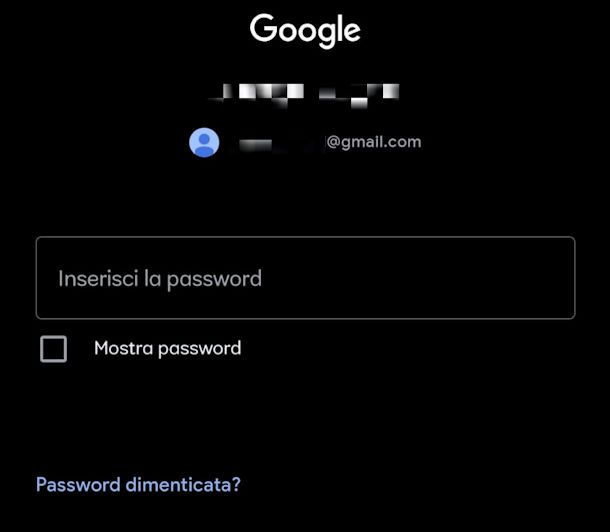 Come cambiare password Gmail dimenticata