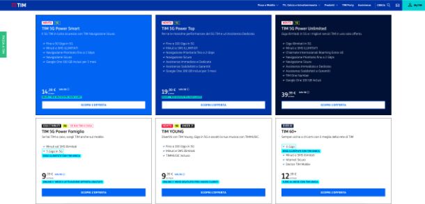 Offerte passa a TIM 5G