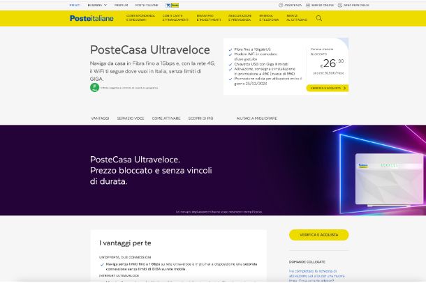 Offerte PosteMobile casa