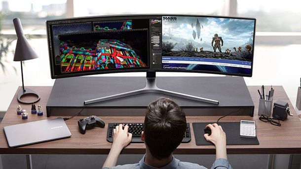 monitor gaming curvo