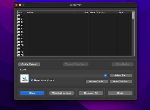 VeraCrypt per macOS