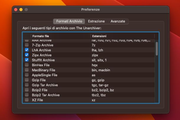 Altri programmi per archiviare file su Mac
