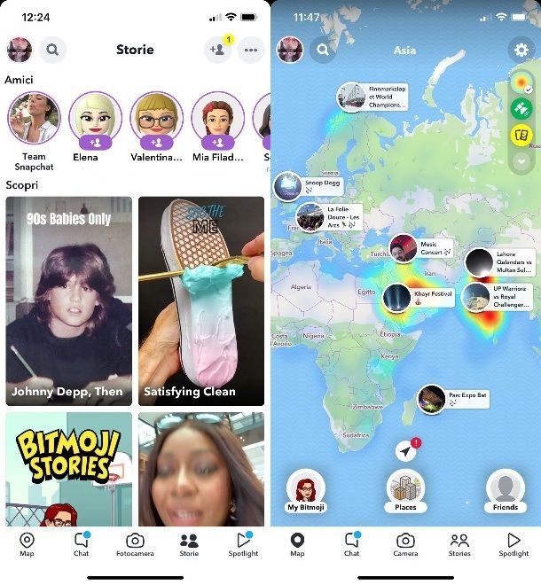 Snapchat per iOS