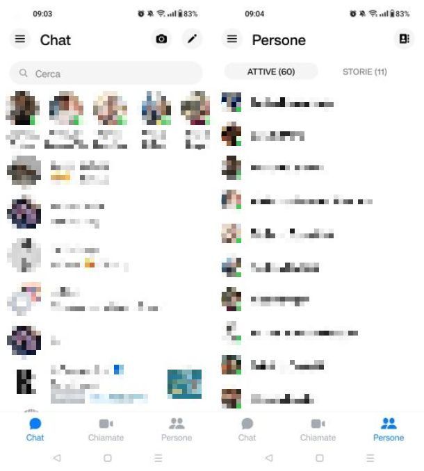 Come vedere ultimo accesso Facebook Messenger