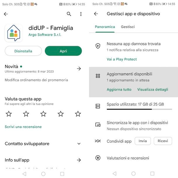 didUP Famiglia Android