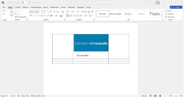 Come creare biglietti da visita con Word