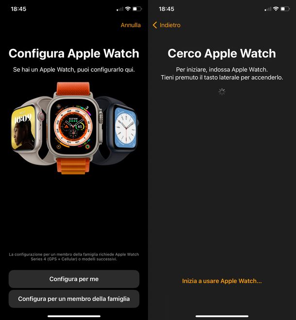 Attivare Apple Watch senza iPhone
