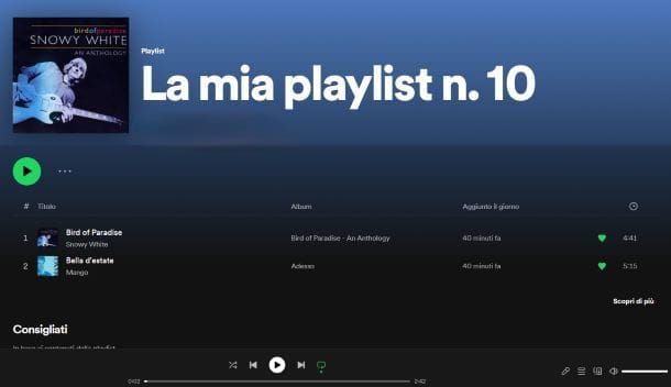 Spotify loop playlista da tutti i dispositivi