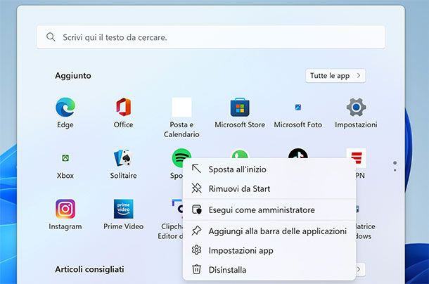 Come aggiungere un'app alla barra delle applicazioni Windows 11