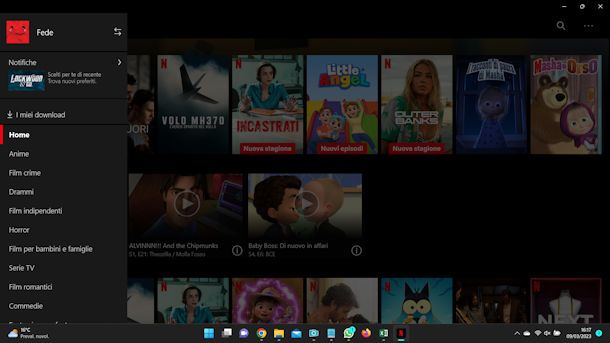 Come vedere Netflix su app per PC