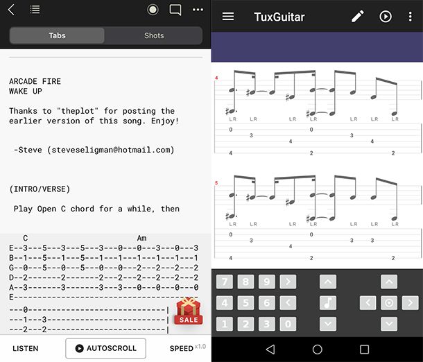 App per tab chitarra