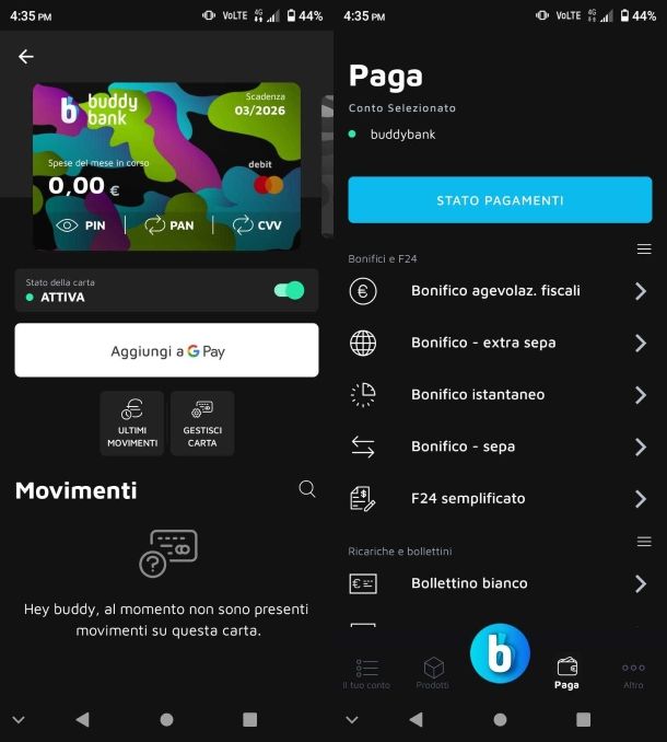 Pagamenti