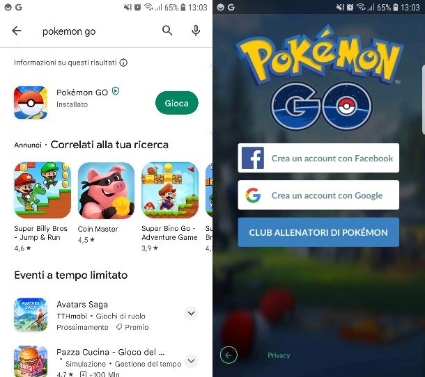 Pokémon Go Android