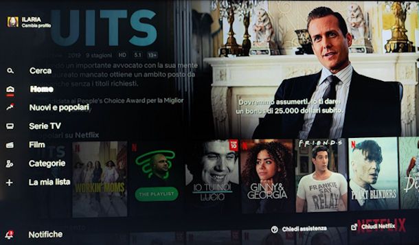 Come vedere Netflix su TV