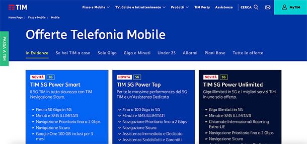 Migliori offerte per passare a TIM Mobile