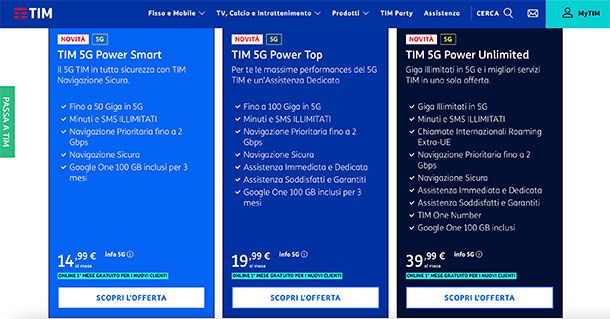 Offerte TIM Internet mobile