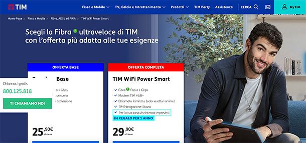 Migliori offerte per passare a TIM Fissa