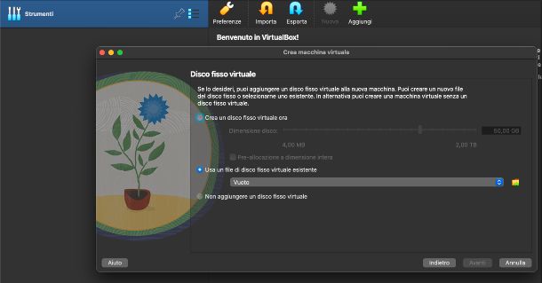 VirtualBox per Mac