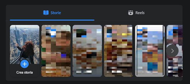 Pubblicare storie e reel su Facebook