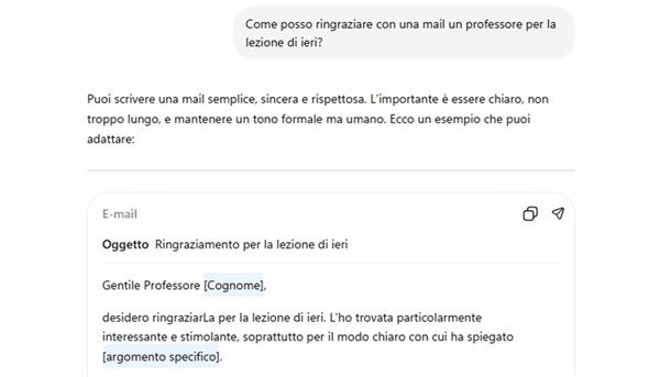 Come farsi aiutare dall'IA email