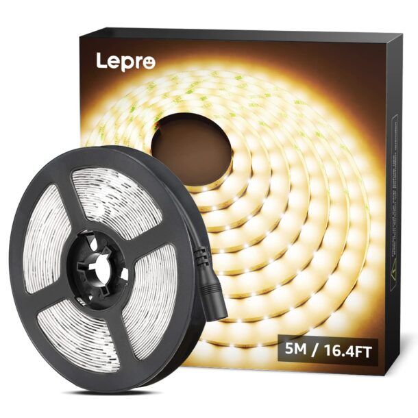 Lepro Striscia LED WIFI Alexa RGB e Bianca Dimmerabile, Strisce RGB 5M 300  LED 5050 SMD, Impermeabile IP65, Luci LED Smart Compatibile con Alexa e  Google Home, Nastri LED Flessibile per Casa 