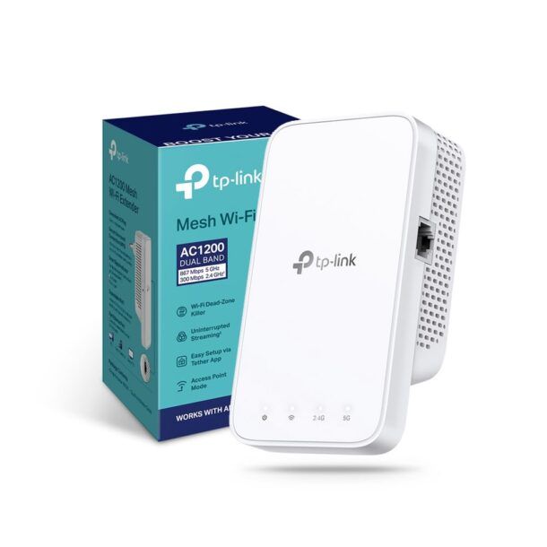 QLOCOM 2023 Nuova Ripetitore WiFi Potente Dual Band 1200Mbps Ripetitore  Segnale