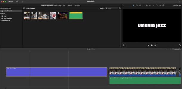 interfaccia iMovie