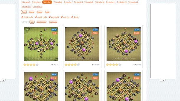 Migliori villaggi Clash of Clans COC Layouts