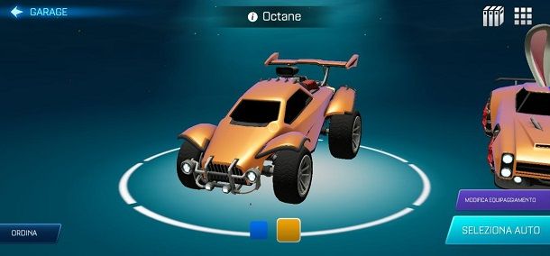 Migliori macchine Rocket League Sideswipe Octane