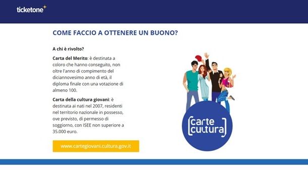 Buono TicketOne Carte Cultura