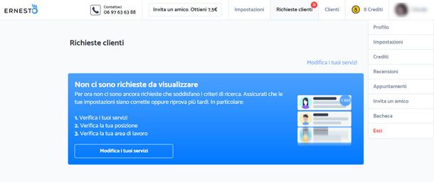 Ernesto.it per trovare clienti online