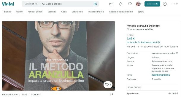 Tariffe per vendere su Vinted