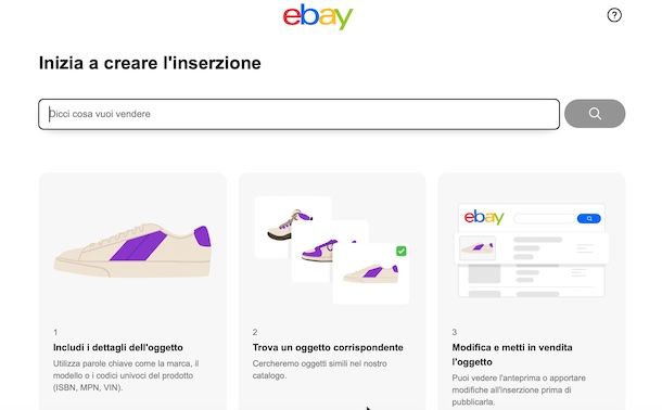 eBay annunci