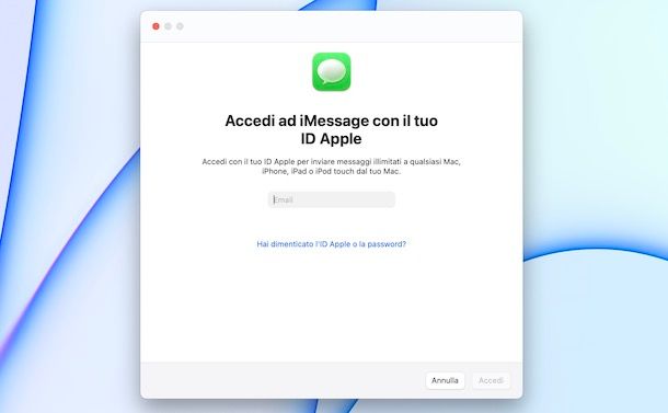 iMessage su Mac