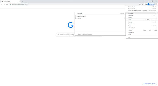 Come riaprire tutte le schede chiuse Google Chrome