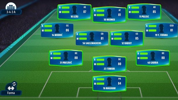 Migliori tattiche OSM 3-4-3 A