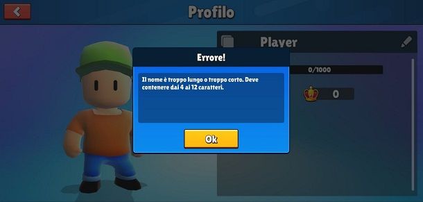 Come mettere il nome colorato su Stumble Guys da telefono