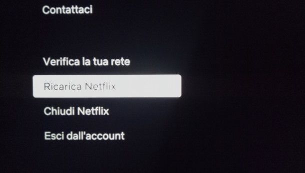 funzione Riavvia Netflix