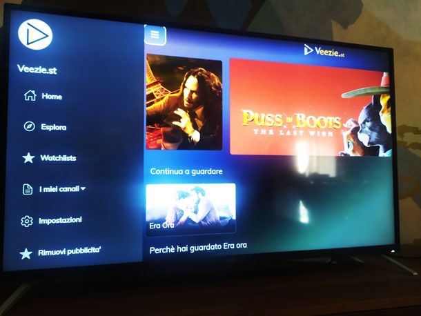 Veezie su Smart Tv