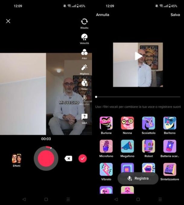 Come duettare su TikTok con audio